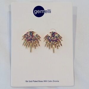 Gemelli evil eye earrings